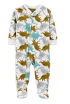 Macacão Fleece dinossauro - CARTER'S