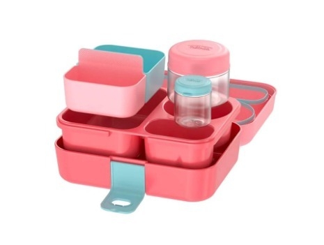 Bento Box Coral - 8 peças - Thermos
