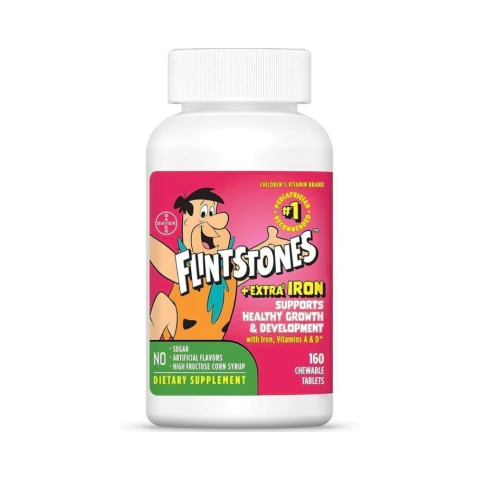 Multivitaminas Flintstones - Ferro 160 unidades mastigáveis - comprar online