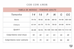 Short Doll manga curta adulto cereja - 12427 - Lulu Kids Importados 