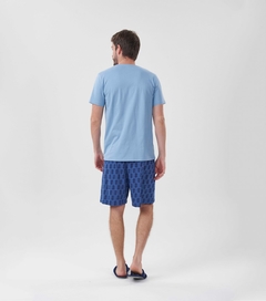 Pijama Manga Curta Masculino - stay cool na internet