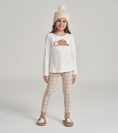 Pijama Manga Longa com Legging Infantil - 67449