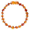 Pulseira de Ambar Baroque Cognac 14cm- Infantil - 2.469