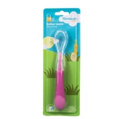Colher Silicone Rosa Girotondo Baby - comprar online