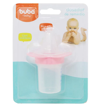 Dosador De Remédio - Buba - Rosa
