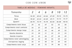 Pijama Manga Longa com Legging Infantil - 67449 na internet