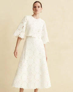 Conjunto Guipir Flores com Forro - comprar online