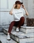Calça Skinny Básica Pezinho Marrom - comprar online