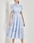 Vestido Midi de Renda e Laise Melanie