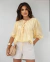 Shorts Alfaiataria de Linho Branco