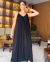 Vestido Longo Amplo Preto - comprar online