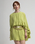 Vestido Curto em Chiffon Verde na internet