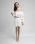 Vestido Curto Ombro a Ombro Branco - comprar online