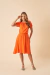 VESTIDO MIDI BORDADO MANGA - 31437