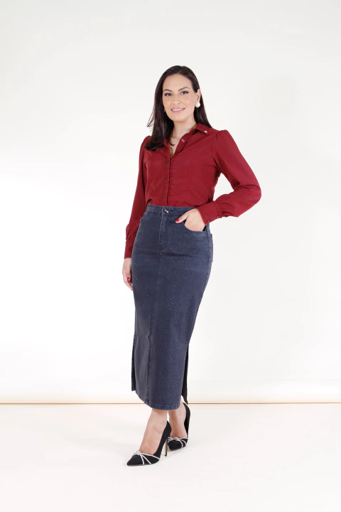 SAIA LONGUETE COM STRASS - 12826 - comprar online