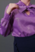 BLUSA PUNHO LARGO E TIRA DECOTE - 60029 - Joyaly