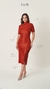 VESTIDO MIDI RECORTE OMBRO - 65546 na internet