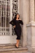 VESTIDO MIDI MALHA LAISE COM BROCHE - 80268 na internet