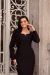 VESTIDO MIDI MALHA LAISE COM BROCHE - 80268 - loja online