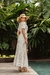 VESTIDO LONGO BARRADO - 80244 - loja online