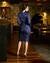 VESTIDO TUBO DECOTE DRAPEADO - 60071