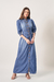 VESTIDO LONGO BORDADO - 12634 na internet