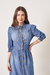 VESTIDO LONGO BORDADO - 12634 - Joyaly