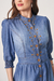 VESTIDO LONGO BORDADO - 12634 - loja online