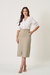 SAIA MIDI SARJA COM BOLSO SOBREPOSTO - 32057 - comprar online