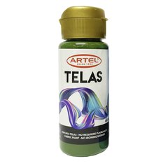 VERDE OLIVA 56 PINTURA DE TELA ARTEL  60ML.