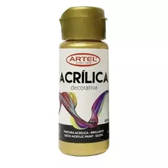 Pintura Acrilica Decorativa Metálico 60ml. - Artel - comprar online