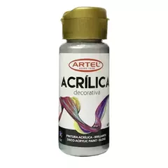 Pintura Acrilica Decorativa Metálico 60ml. - Artel