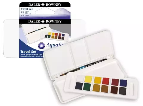 Set Acuarelas Aquafine Travel 12 Colores - Daler Rowney - comprar online