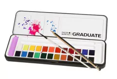 Acuarela 24 colores Caja metalica Daler Rowney - comprar online