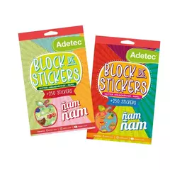 Block de stickers Ñam Ñam - Adetec