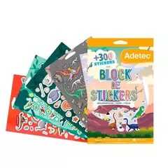 Block de stickers Dinosaurios - Adetec - comprar online