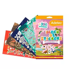 Block de stickers Dinosaurios - Adetec en internet