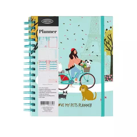 Planner sin año Pets - Artel - comprar online