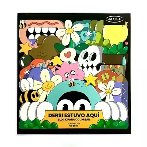 Block Para Colorear Dersi Estuvo Aquí Godersi - Artel - comprar online