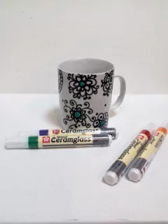 Pen-Touch Ceramglass 2.0 MM. (plumón para loza) - Tienda Diseñarte