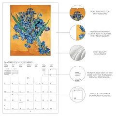 Calendario 2027 de pared de Van Gogh - Graphique - Tienda Diseñarte