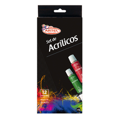 Set de acrílico 12ml. Artel