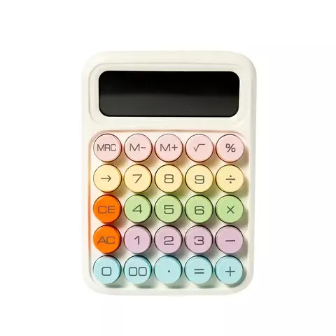 Calculadora Grande Pastel Con Pilas - Artel
