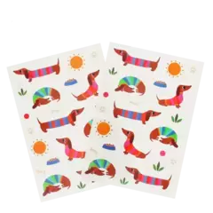 Tatuajes temporales - Perro Salchicha - Rex London - comprar online