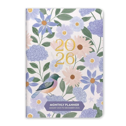 Planner de Bolsillo 17 meses Pájaros y Flores - Studio Oh! - comprar online