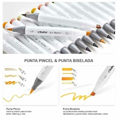 Set marcadores alcohol 48 colores - Ohuhu - comprar online