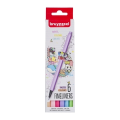 SET FINELINER PASTEL BRUYNZEEL