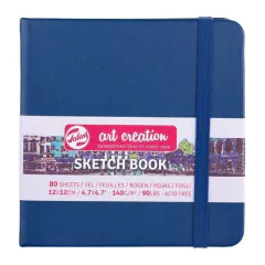 SKETCHBOOK AZUL MARINO, 12X12 CM, 140 G