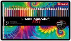 Set colores Acuarelables 24 y 36 colores - Stabilo Arty - comprar online