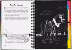 Horses Scratch and Sketch - Peter Pauper - comprar online